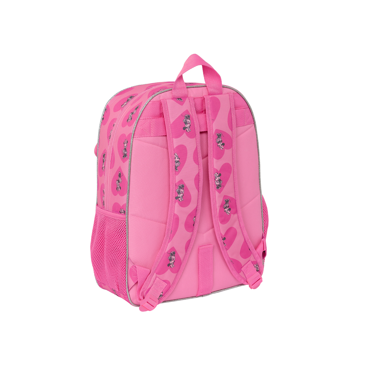 minnie mouse mochila 33 cm adaptable carro ( safta - 612334180)