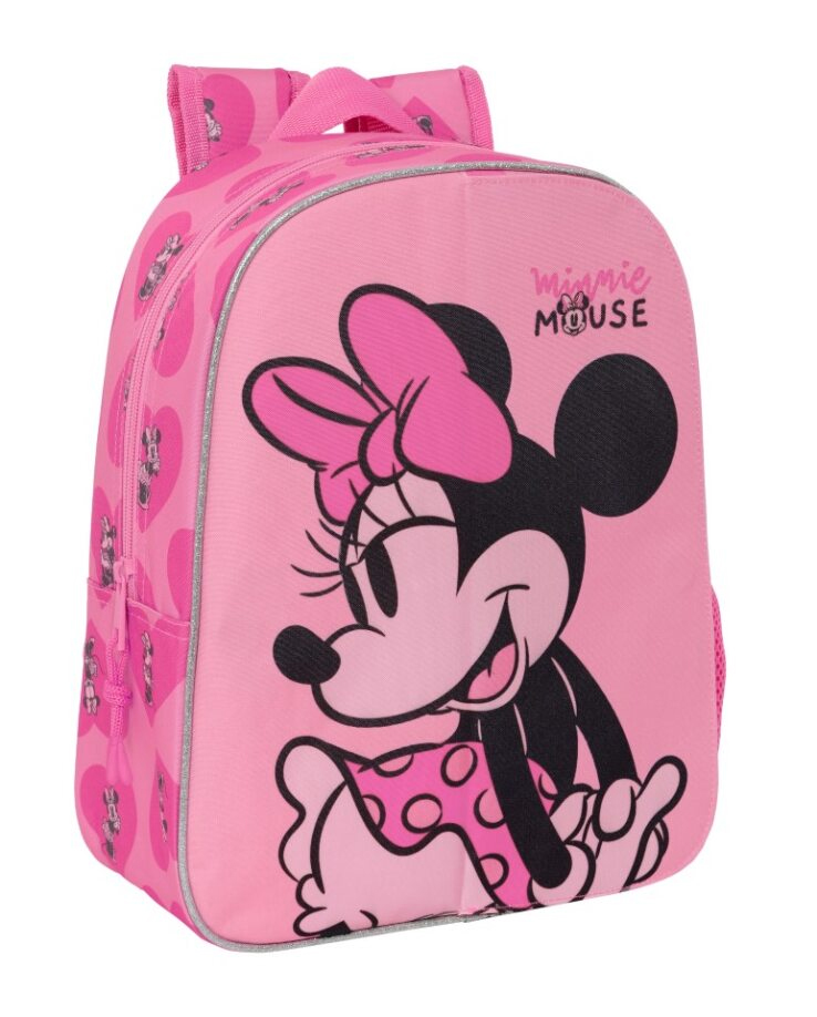 minnie mouse mochila infantil adaptable carro ( safta - 612334185)