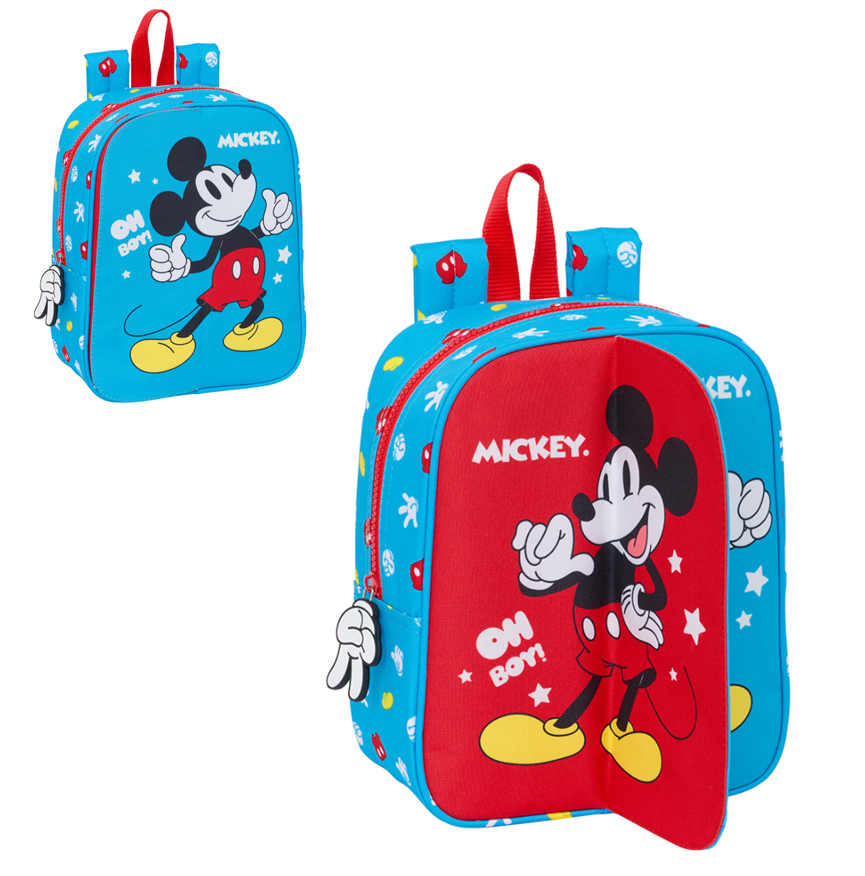 mickey mouse mochila guarderia adpt.carr