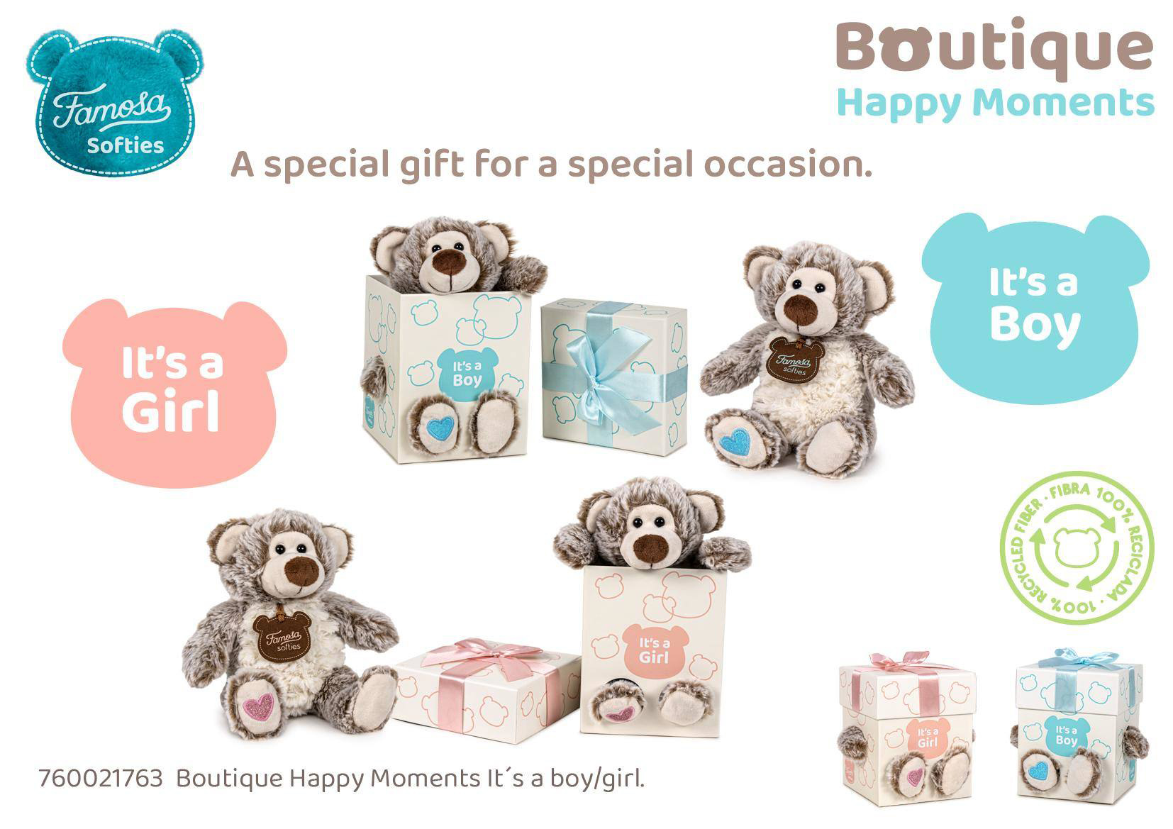 peluche boutique happy moments surtidos (famosa - 760021763)