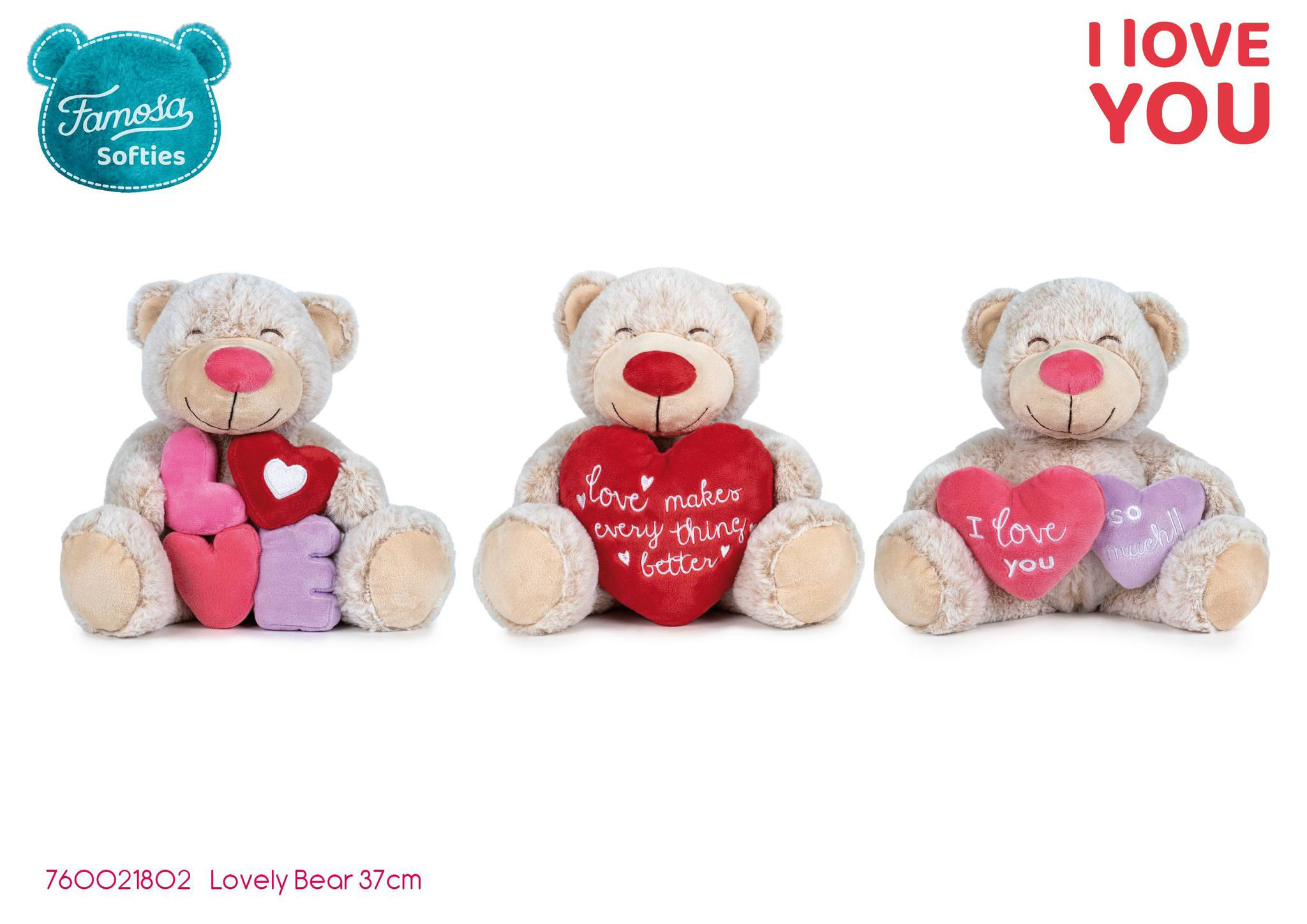 oso amoroso peluche 37 cm surtidos (760021802) oso amoroso peluche 37 cm surtidos (760021802)