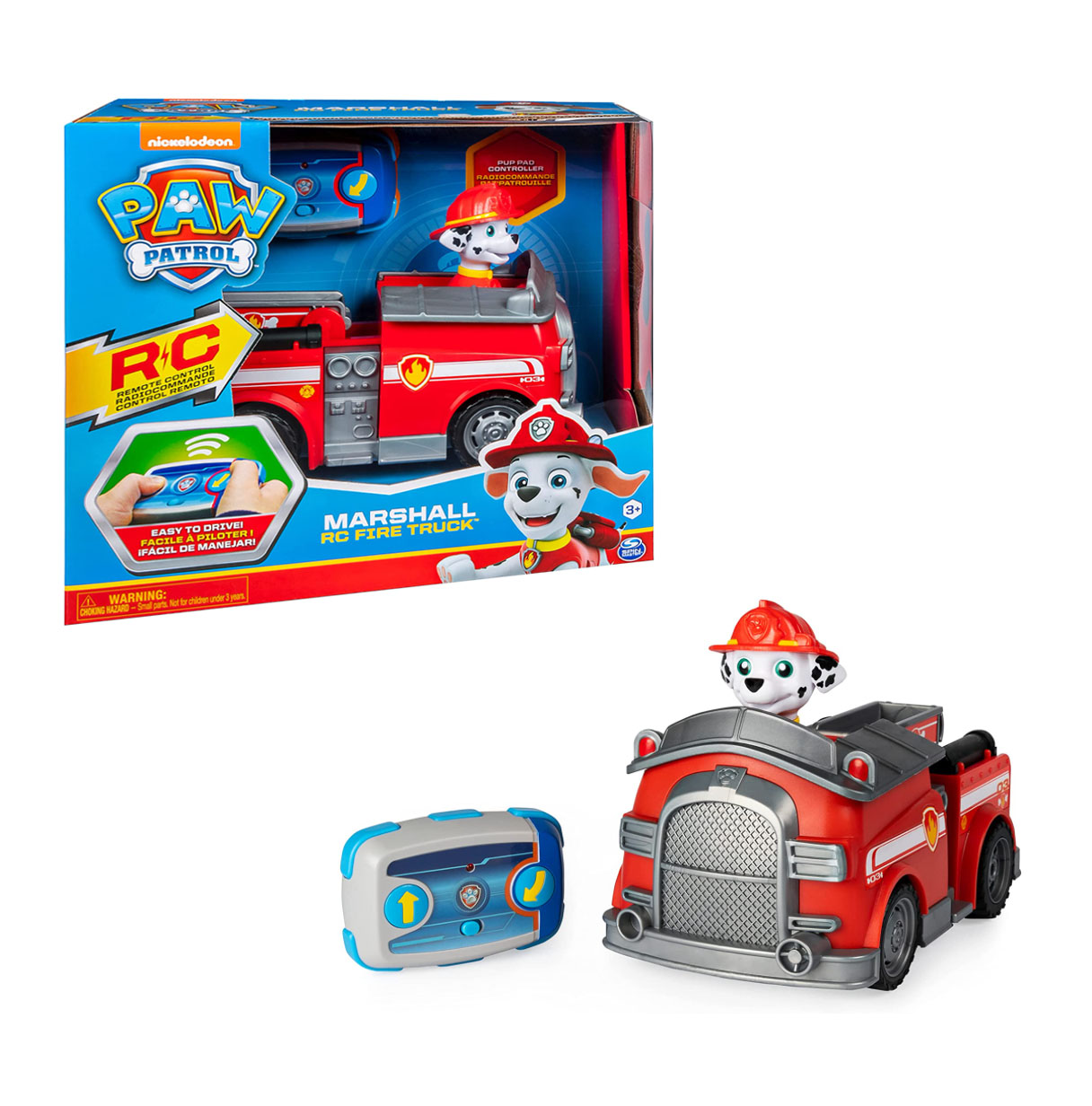 paw patrol vehiculo r/c marshall  (6054195)