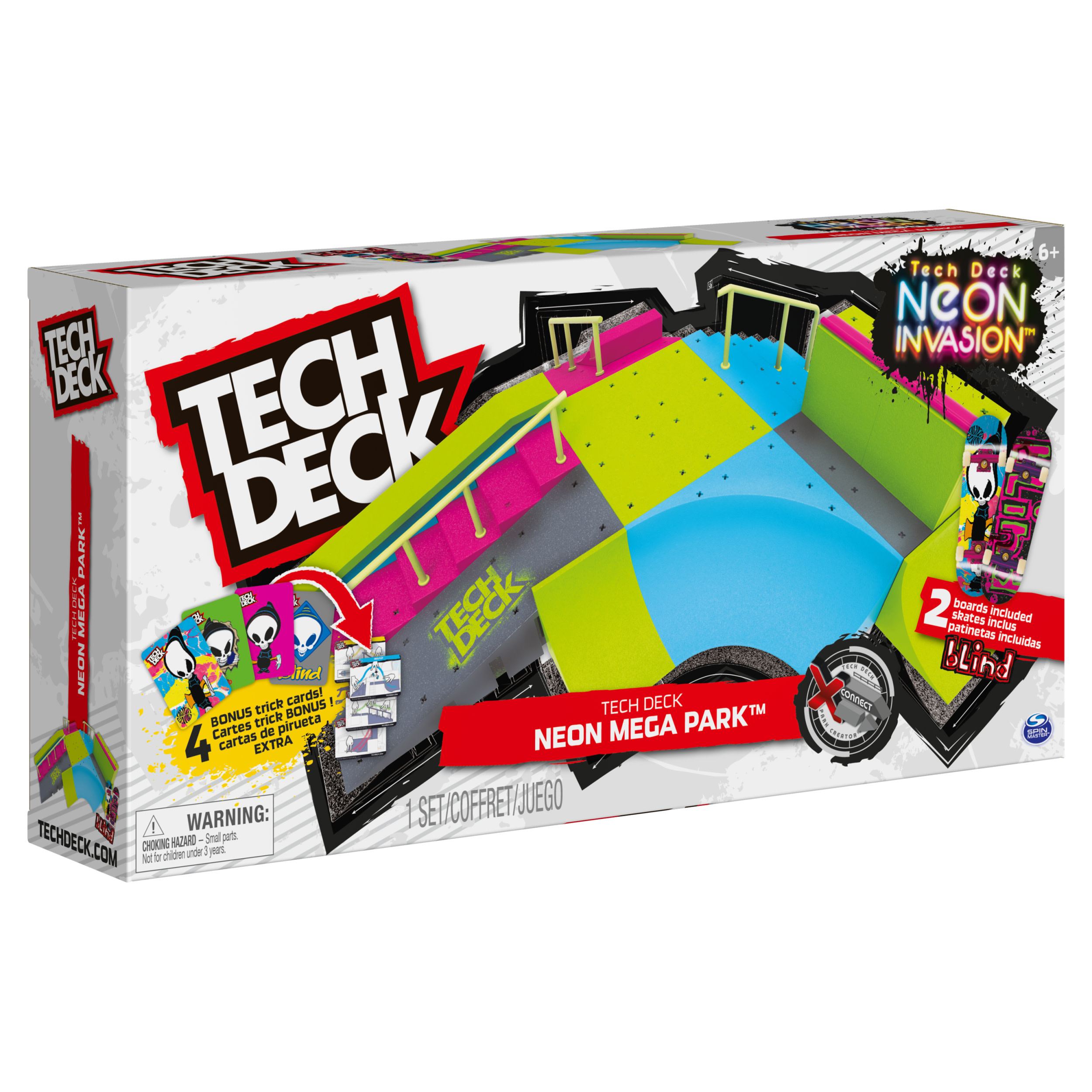 tech deck neon mega park  ( spin master - 6063752 )