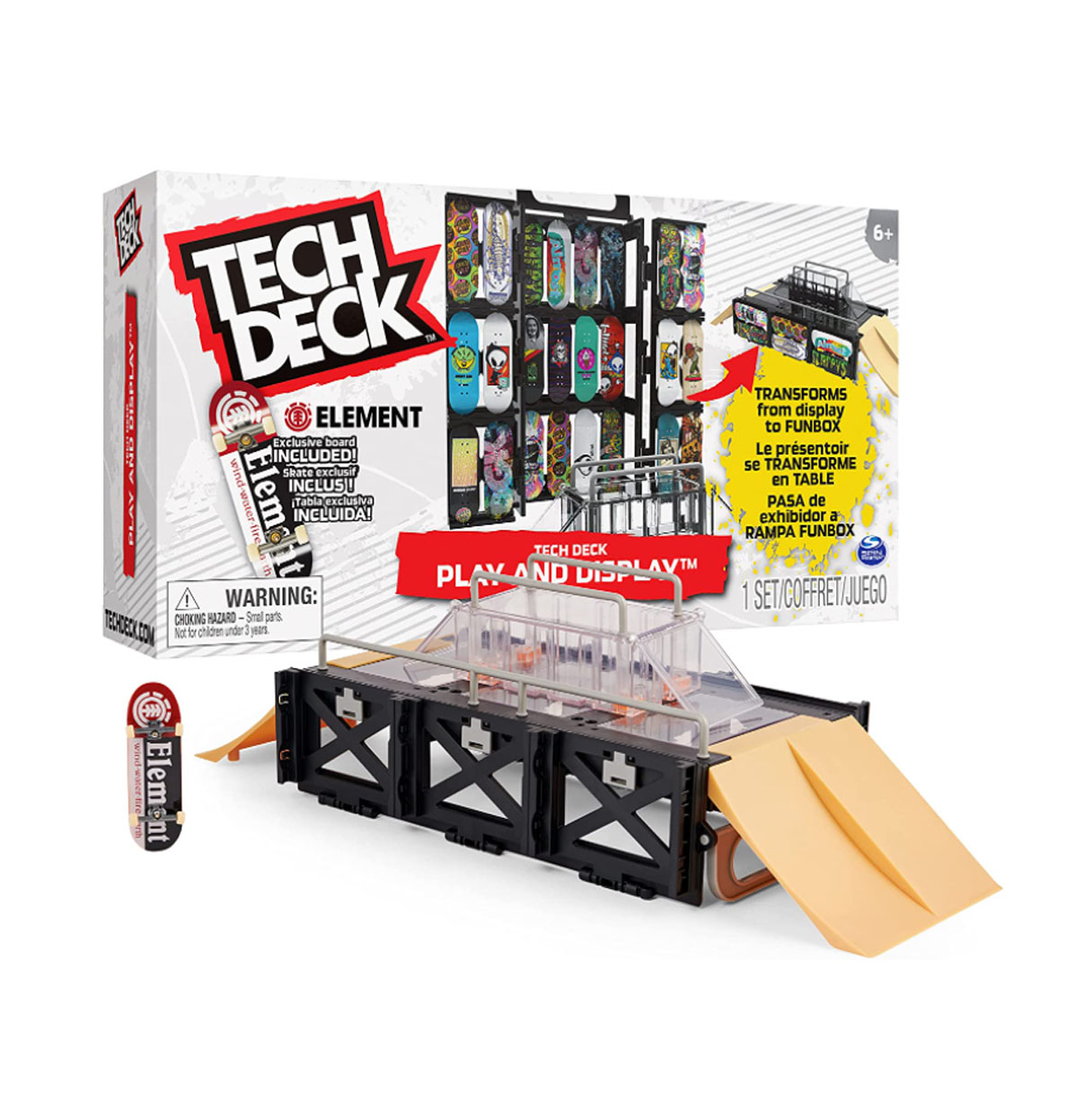 tech deck play and display skateshop (spin master -  6060503 )