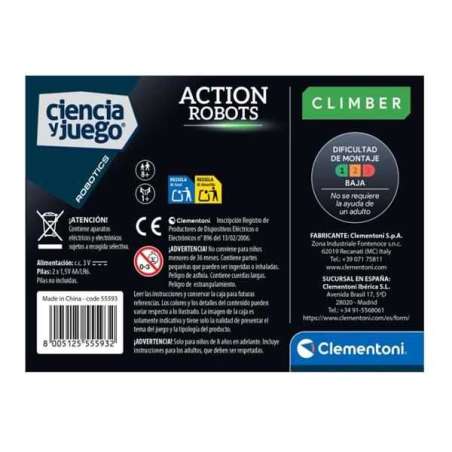 ciencia y juego robot climber (clementoni - 55593)