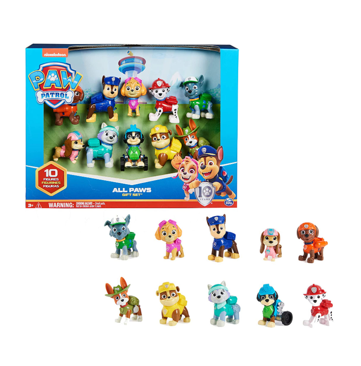 paw patrol giftpack figuras aniversario (spin master - 6065255)