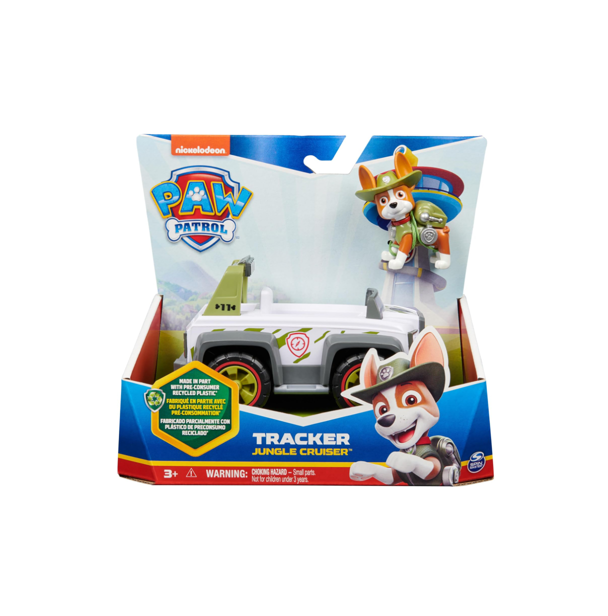 paw patrol vehiculo sostenible tracker  (spin master - 6069071)