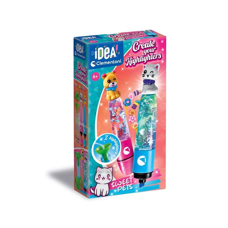 idea mini laboratorio subrayadores sweet pets (clementoni - 18875)