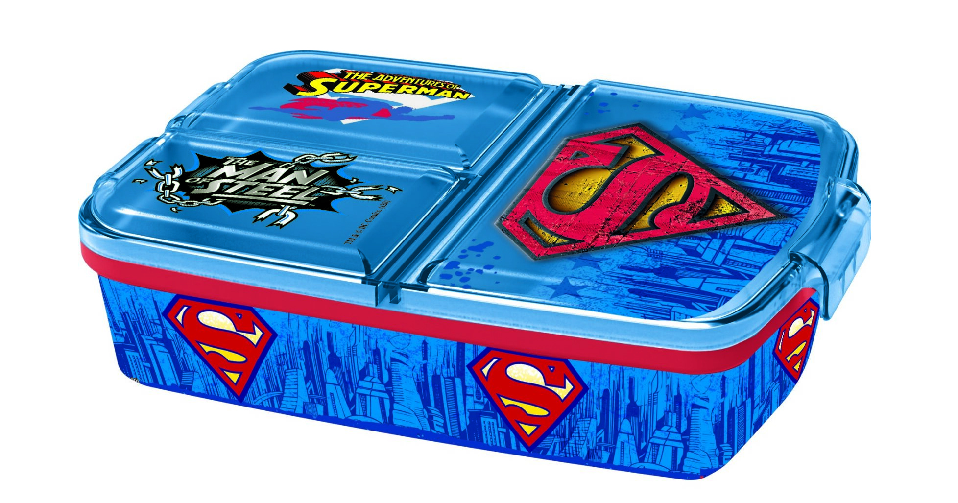 stor sandwichera multiple superman (85620)