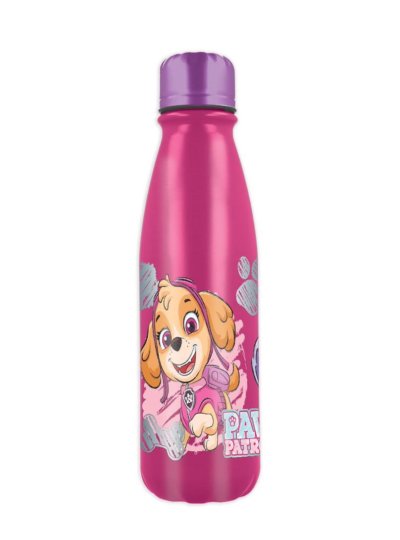 stor botella aluminio 600 ml paw patrol (74540)