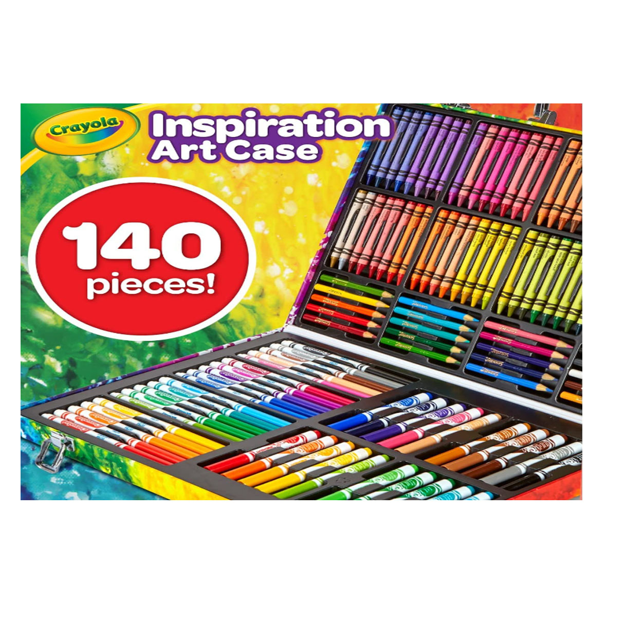crayola maletin artista arcoiris 140 new (041054)
