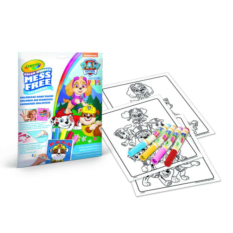 crayola color wonder colorea paw patrol (75-2814)