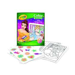crayola libro colorear+stikers princesas ( 04-0202)