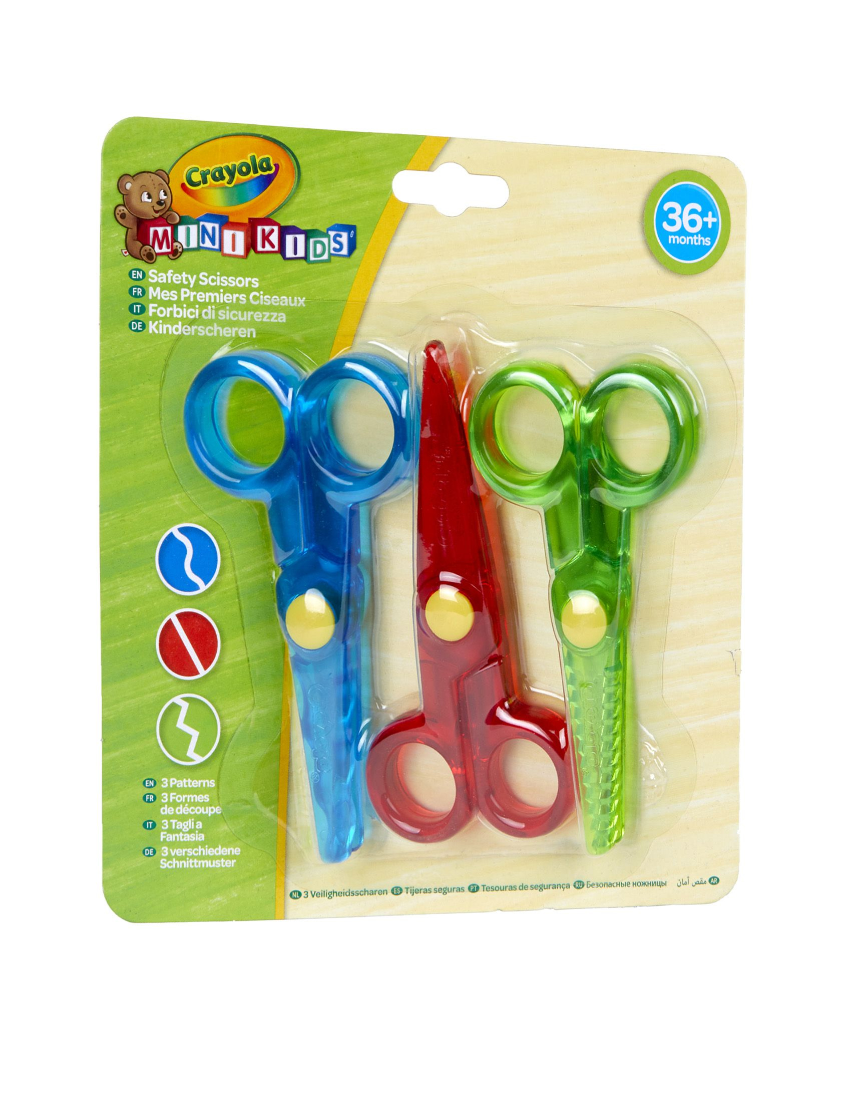 crayola mini kids 3 tijeras seguras ( 81-8119 )