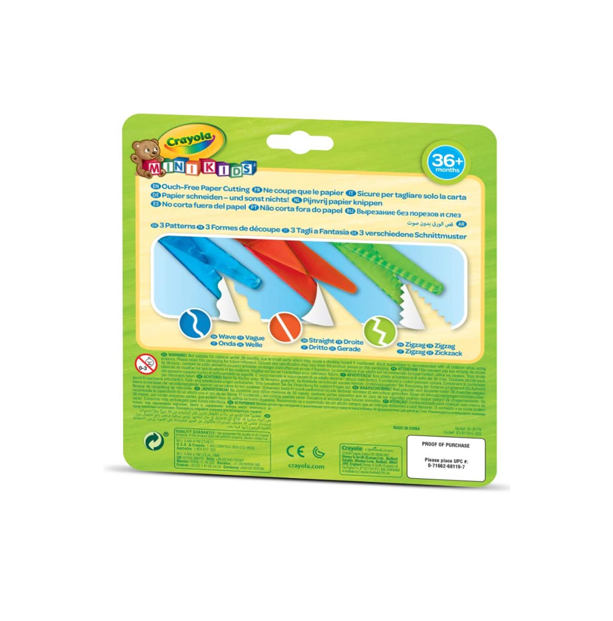 crayola mini kids 3 tijeras seguras ( 81-8119 )