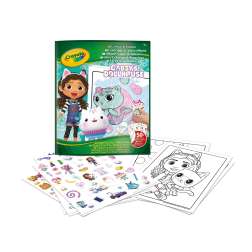 crayola libro colorear+stickers gabby´s (04-7025)