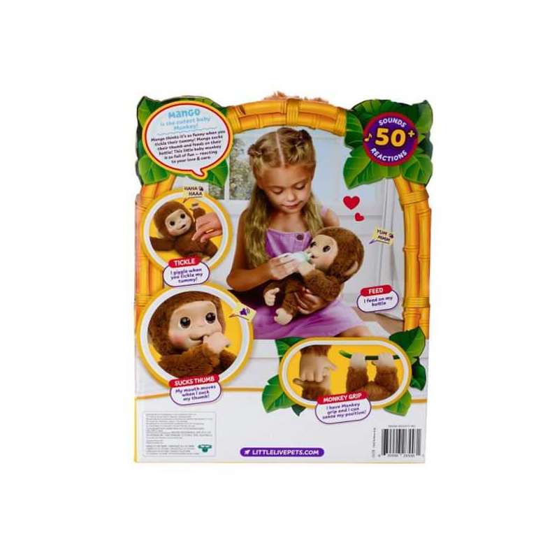 moose little live pets my baby monkey (moose toys - 26558) moose little live pets my baby monkey (moose toys - 26558)