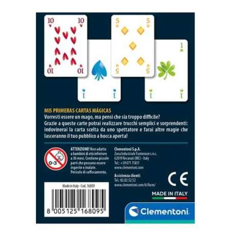 juego mis primeras cartas magicas (clementoni - 55612)