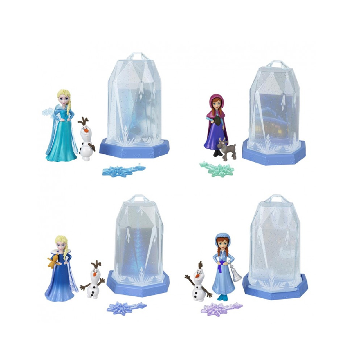 disney frozen minis squishy ice reveal (mattel - hrn77)