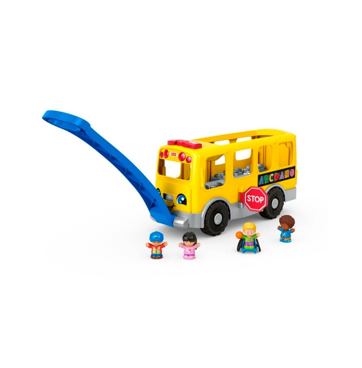 fisher-price little people autobus escolar grande (mattel gtl68)