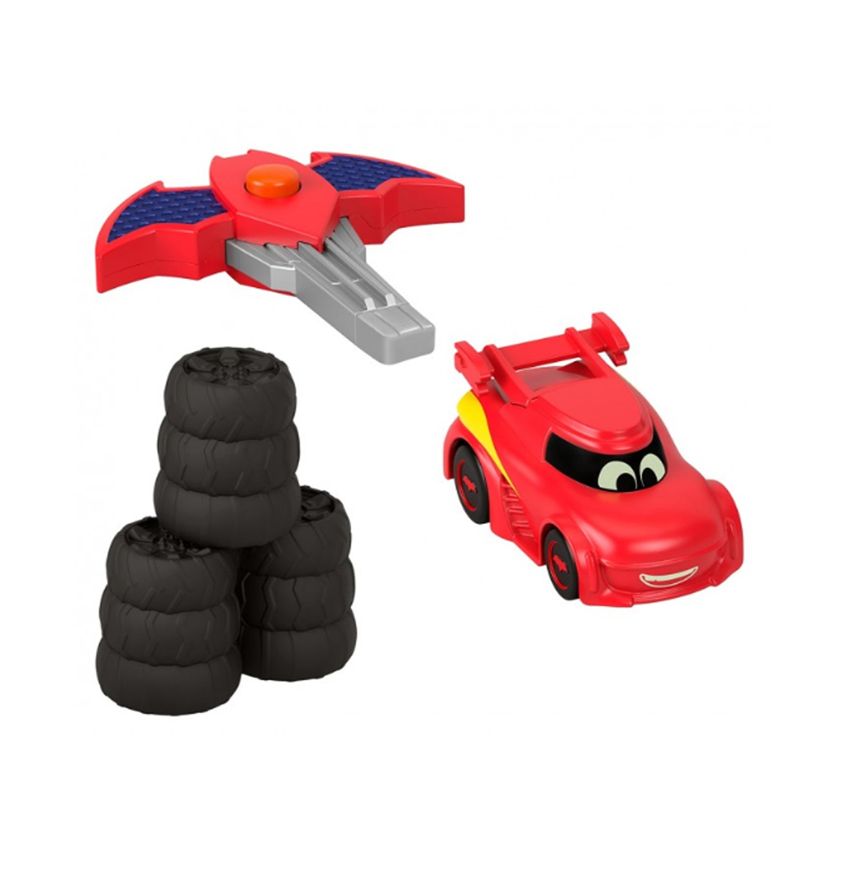 fisher-price batwheels llave con coche (mattel - hrj53)