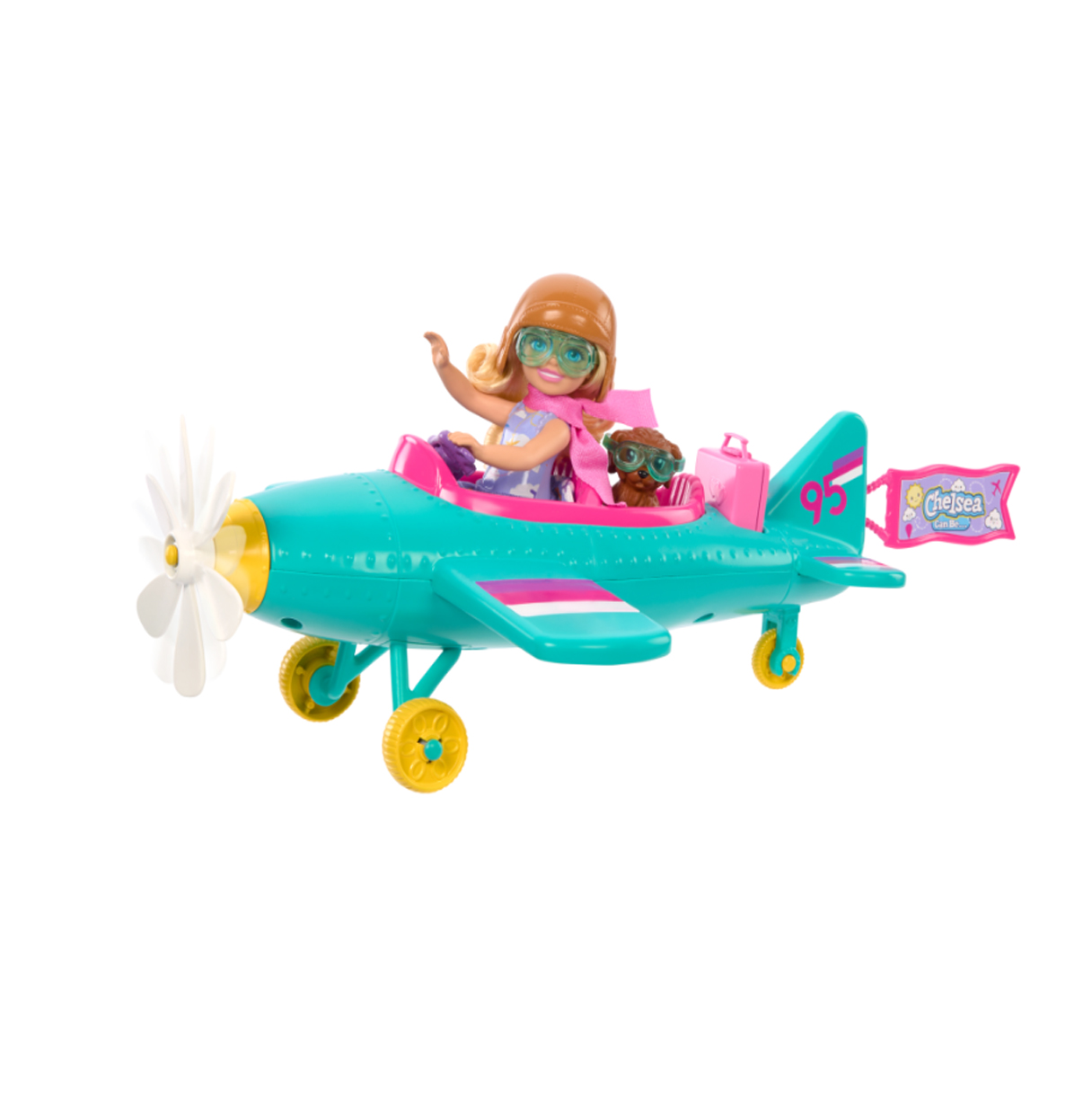 barbie chelsea tu puedes ser aviadora (mattel - htk38)