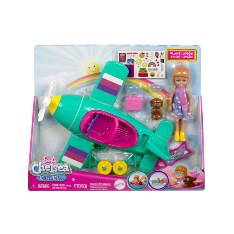 barbie chelsea tu puedes ser aviadora (mattel - htk38) barbie chelsea tu puedes ser aviadora (mattel - htk38)