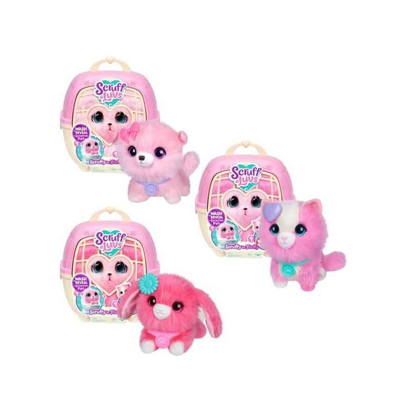 moose scruff a luvs peluche pet rosa (moose toys - 30326) moose scruff a luvs peluche pet rosa (moose toys - 30326)