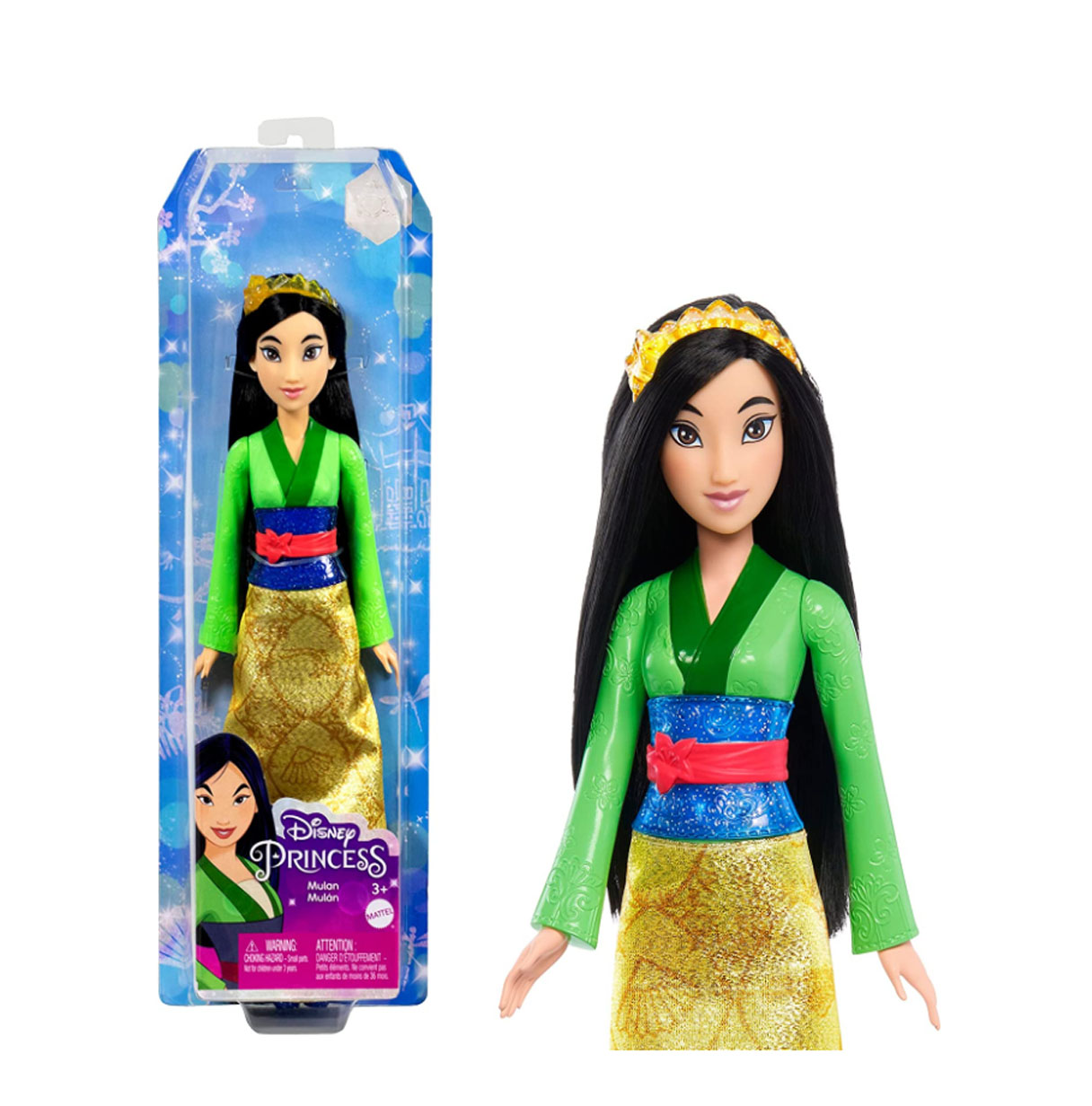 disney princess muñeca mulan  (mattel -hlw14)