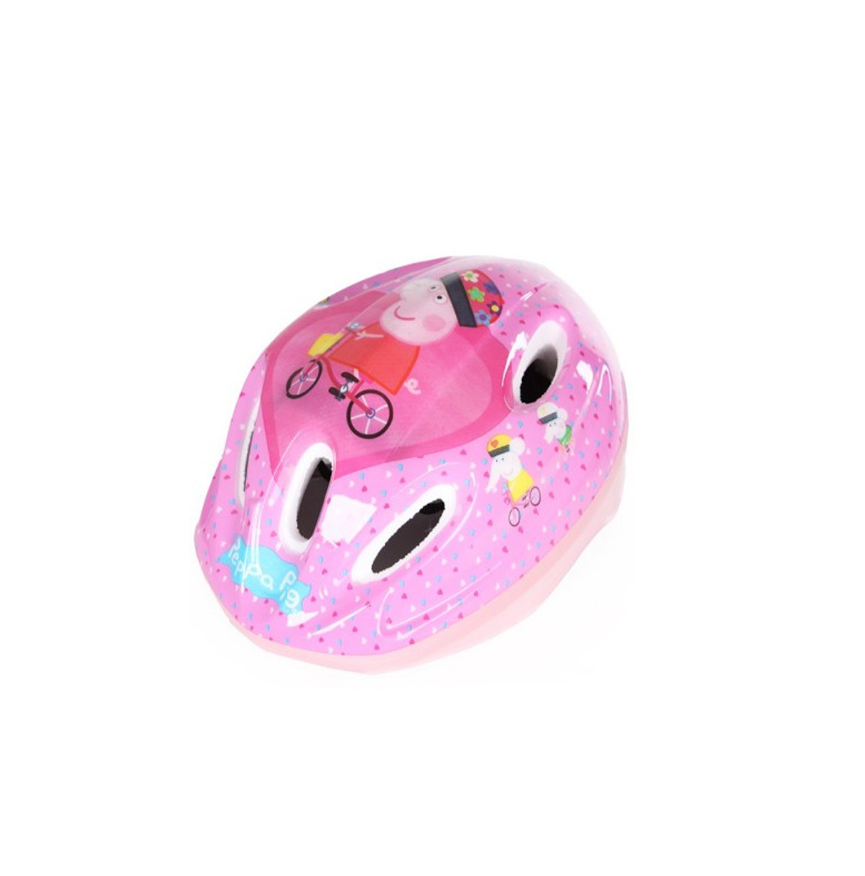 peppa pig casco bicicleta  (saica - 4607)