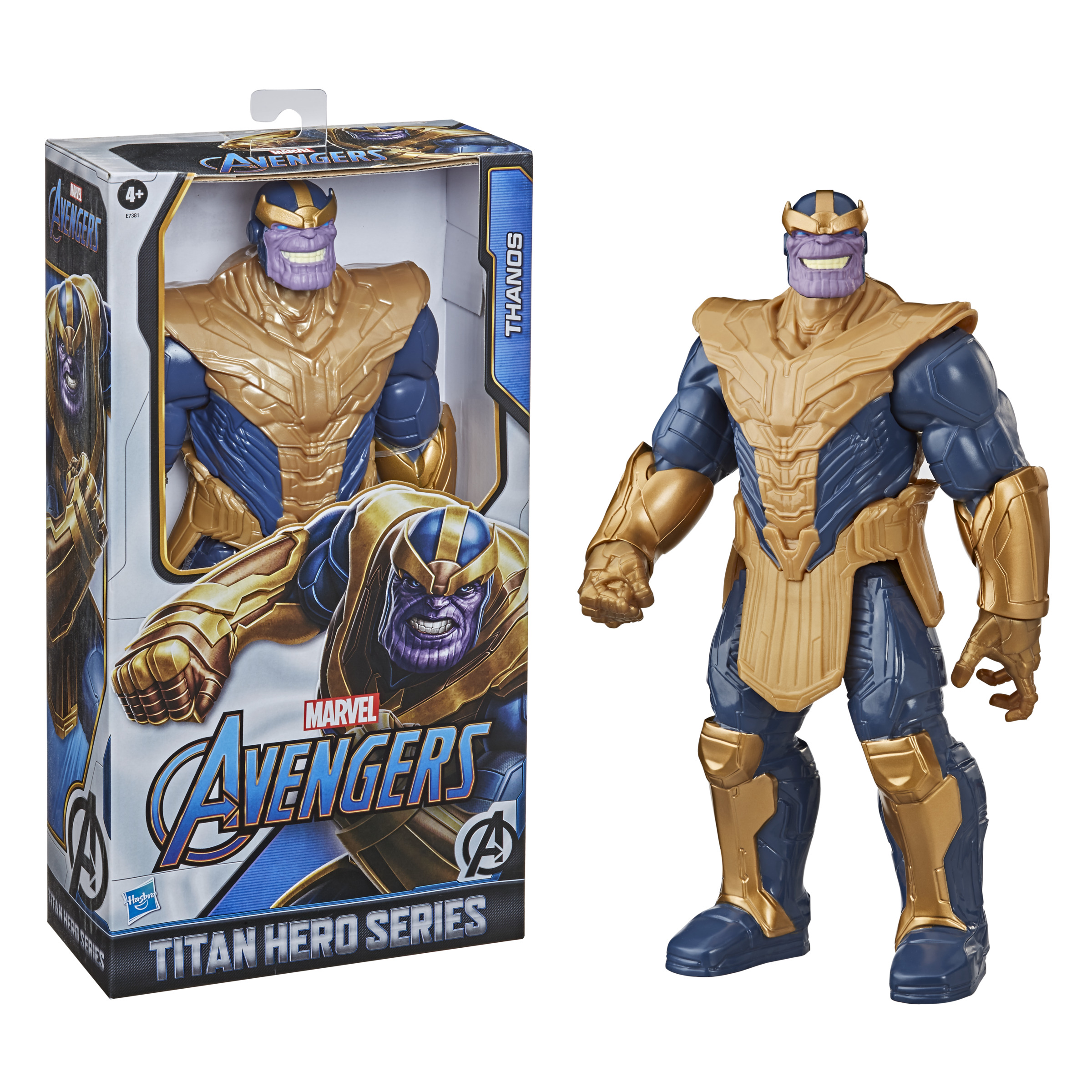 avengers figura titan deluxe thanos (hasbro e73815l2 )