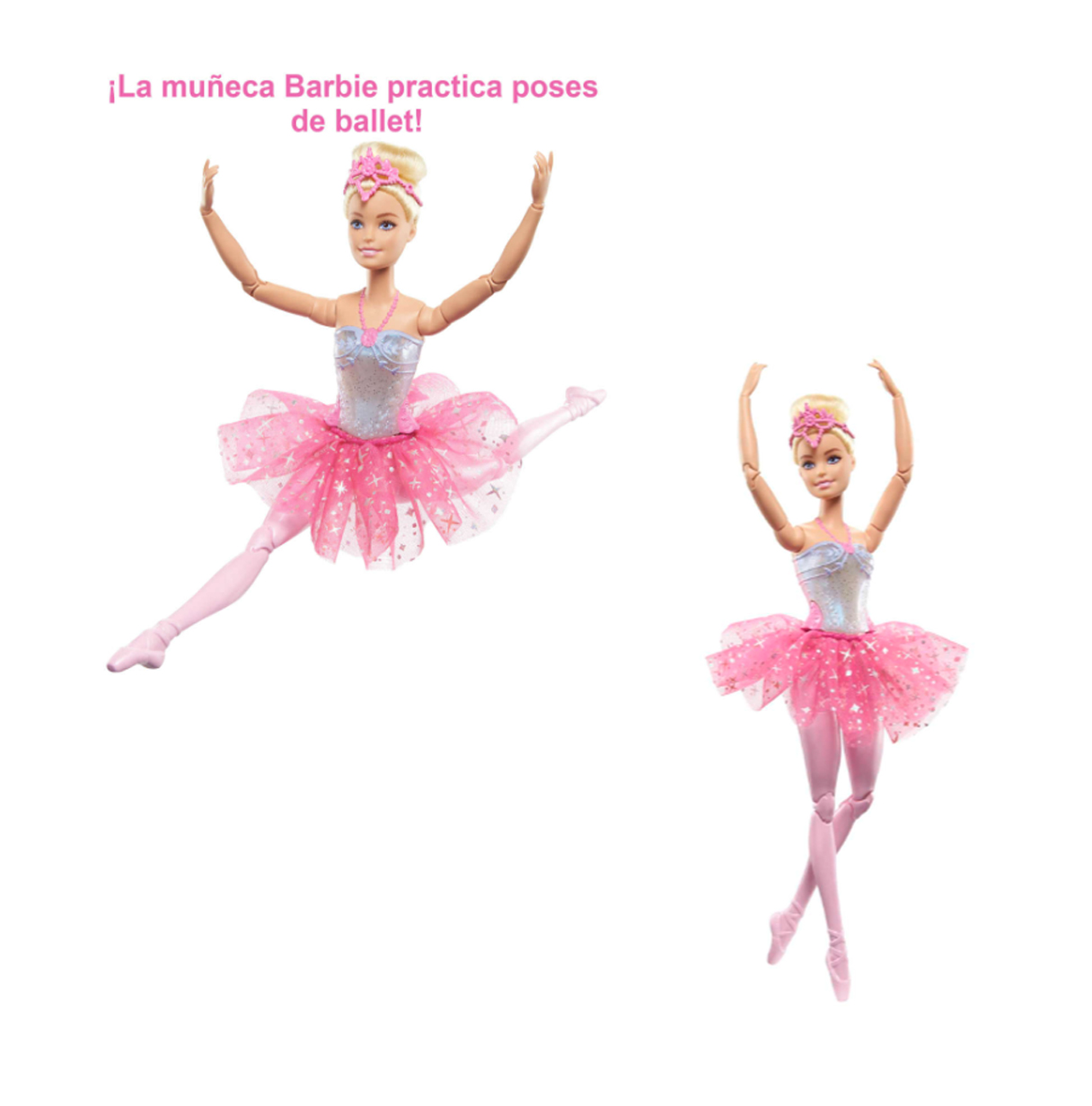 barbie dreamtopia bailarina tutu rosa  (mattel - hlc25)