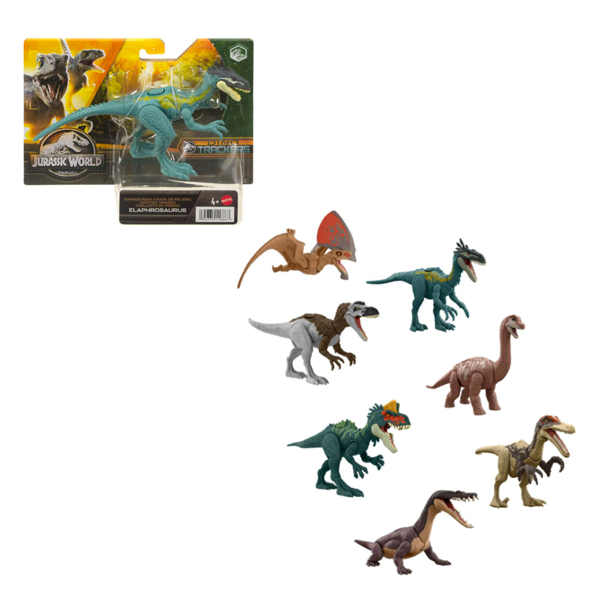 jurassic world danger dinosaurio surtidos ( mattel - hln49)