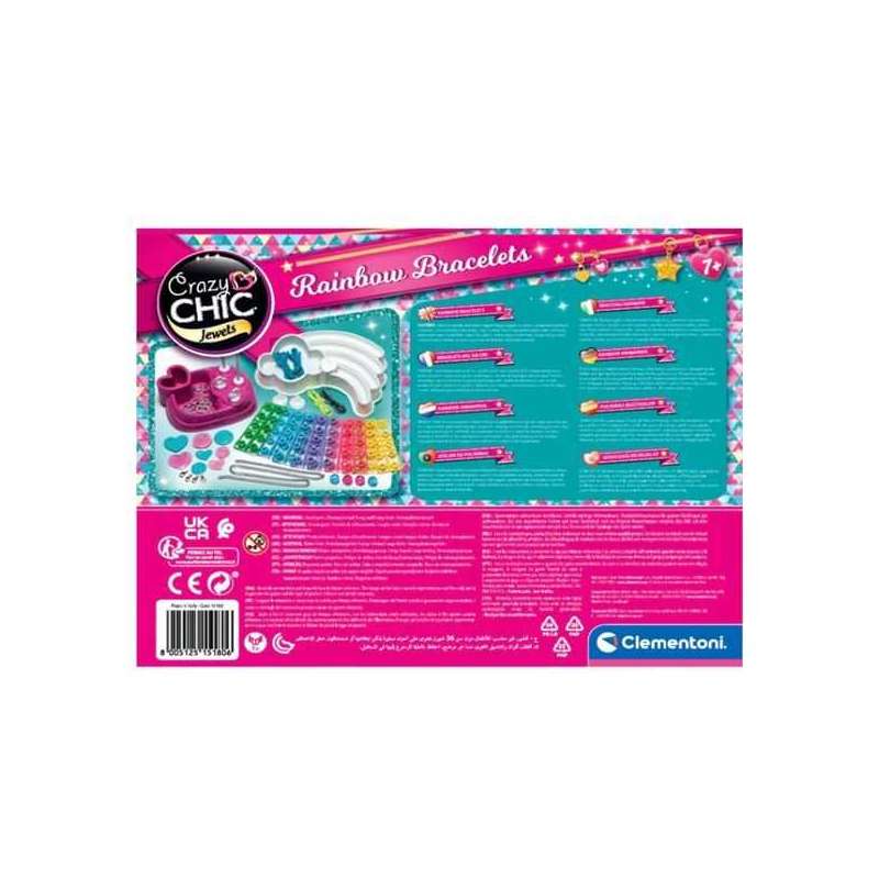 crazy chic brazaletes multicolor (clementoni - 15180)