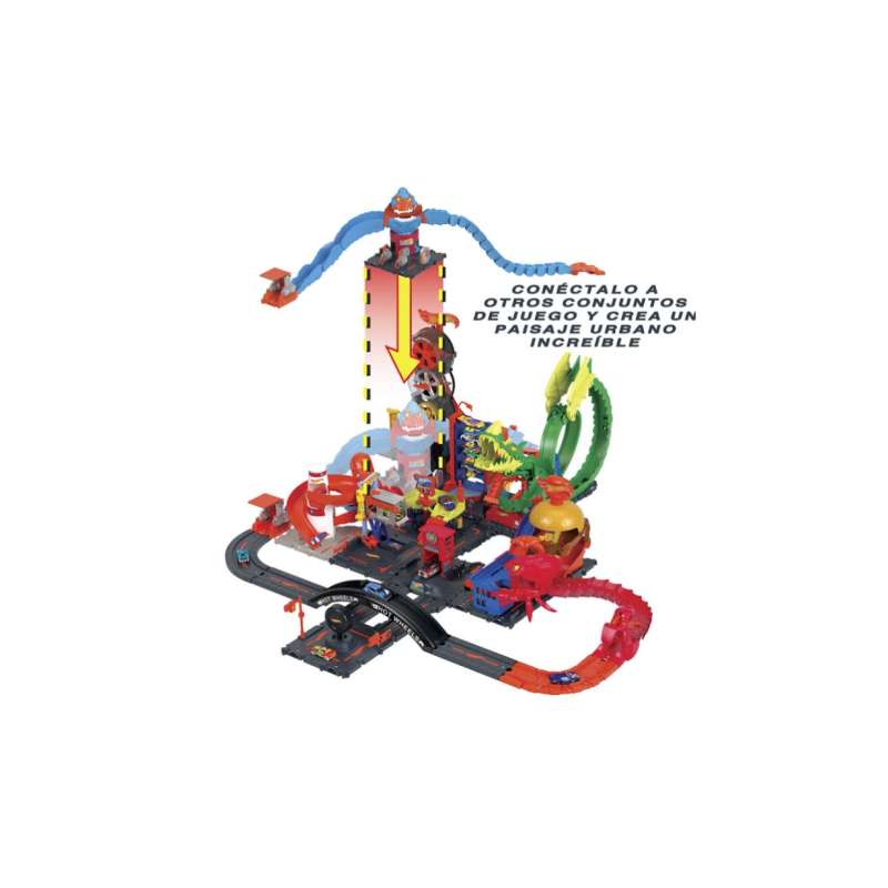 hot wheels city gorila en la gasolinera (mattel - hdr30 )