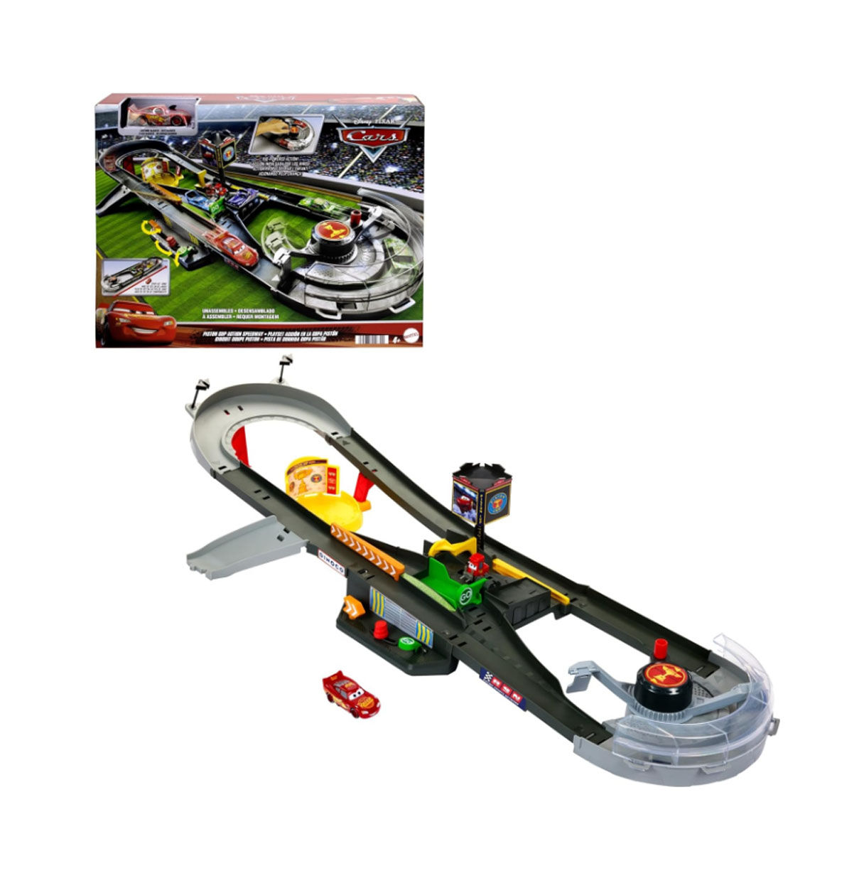 cars copa piston pista playset