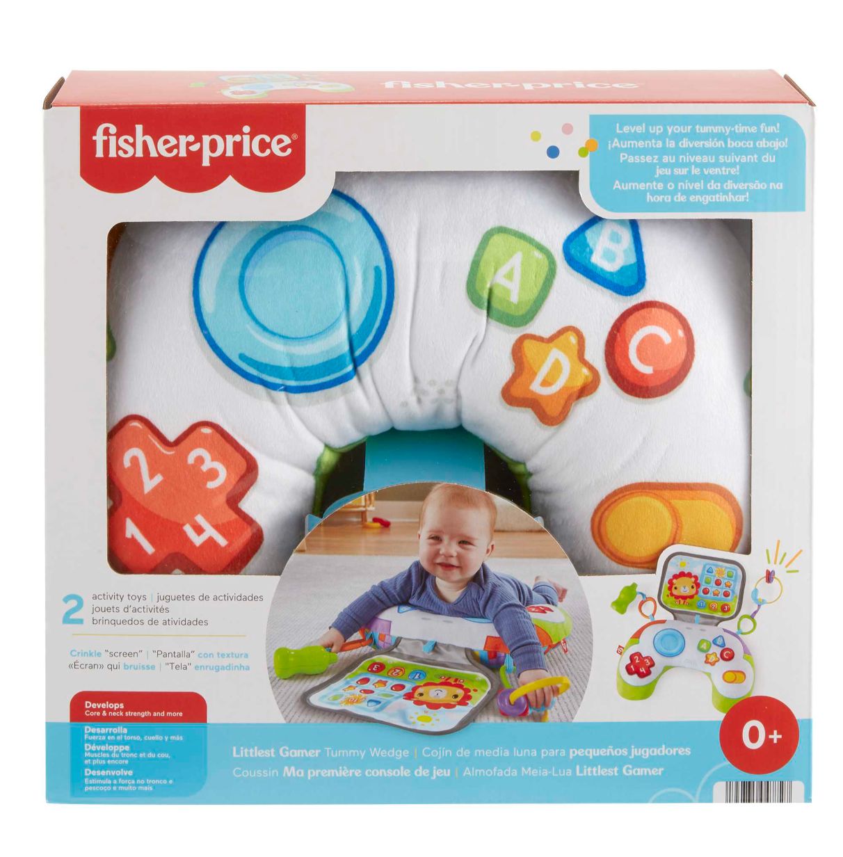 fisher-price cojin bebe pequeño gamer (mattel hgb89)