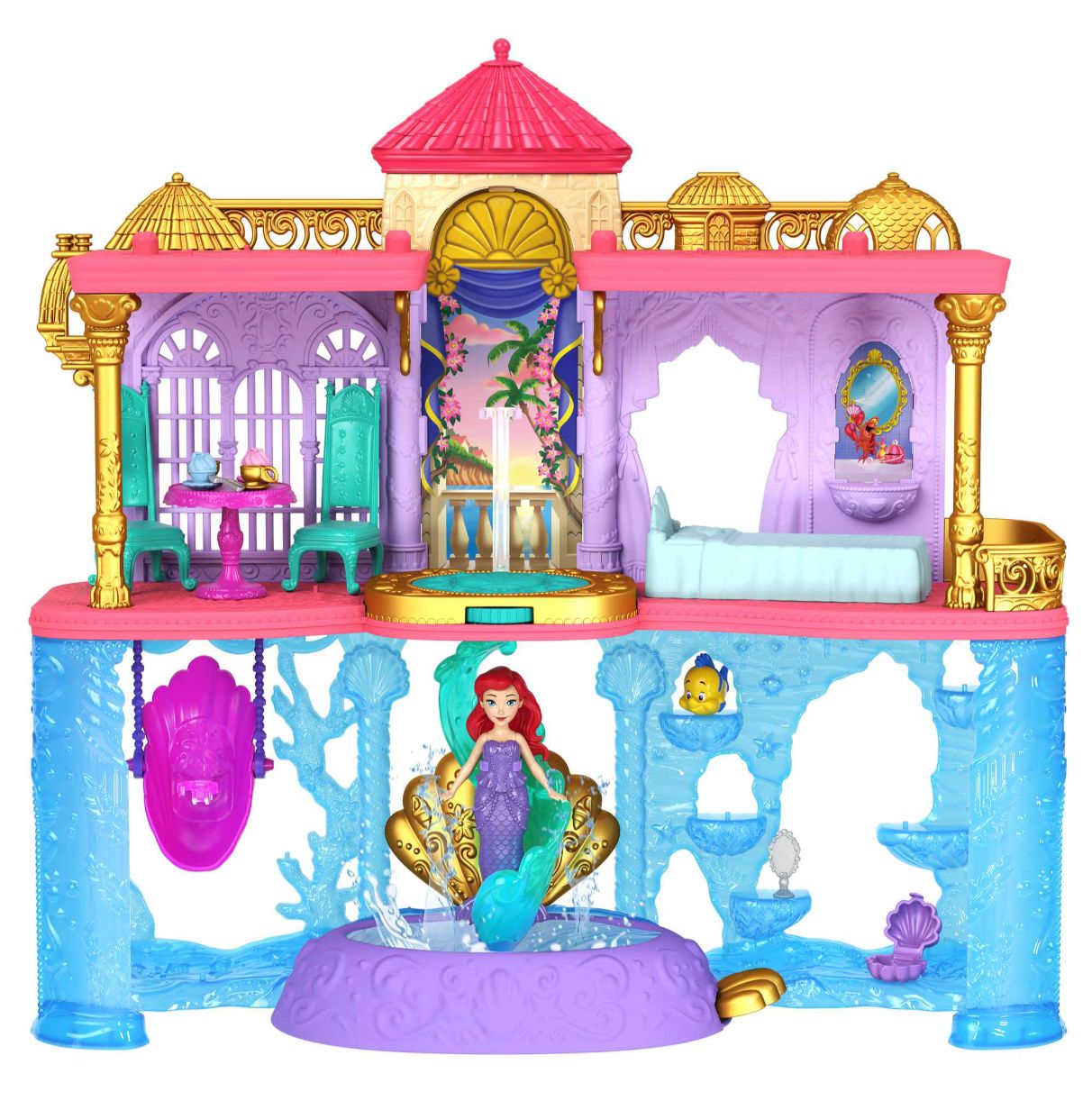 disney princess minis castillo de ariel  (mattel - hlw95)