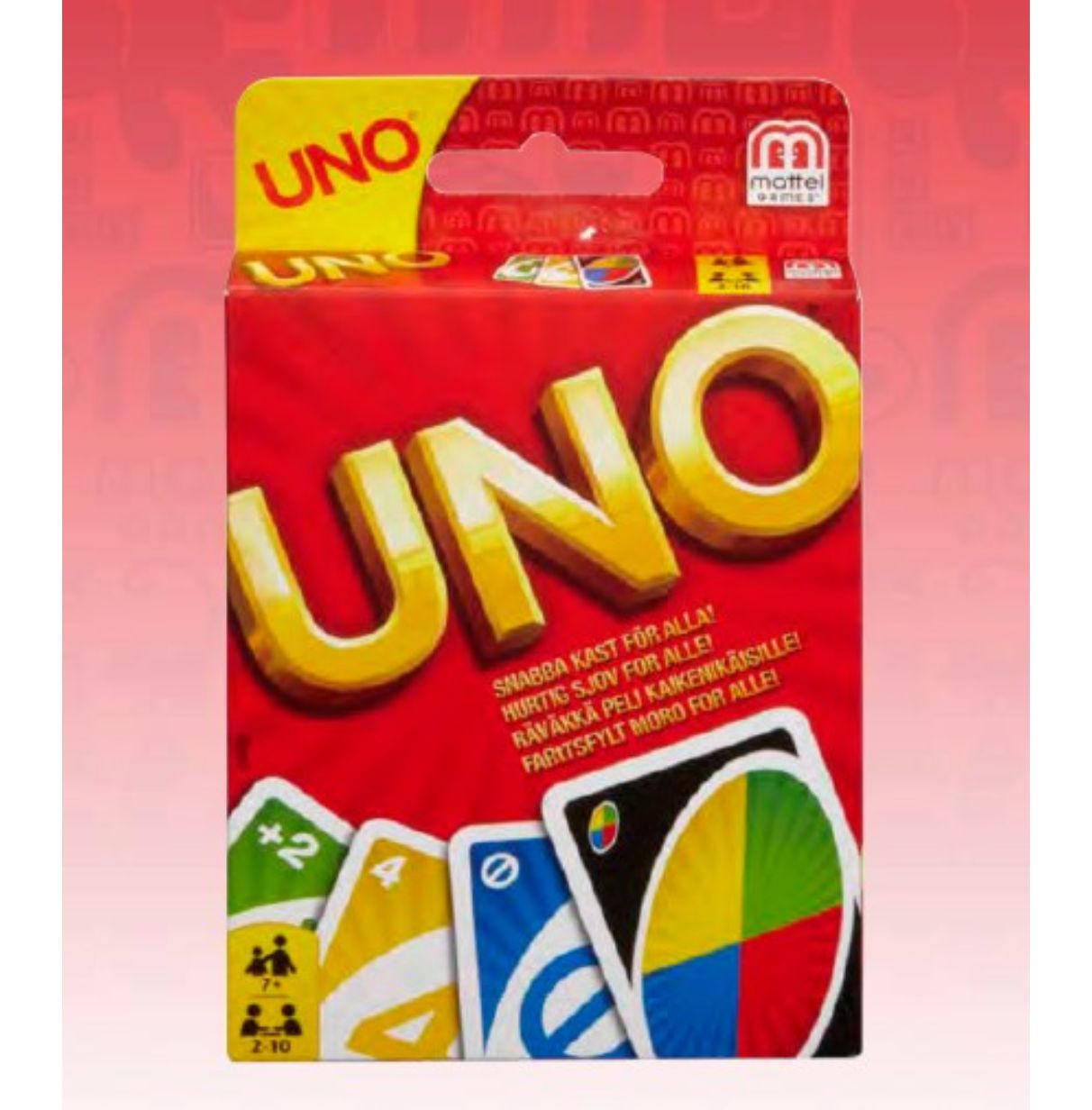 uno cartas  (mattel w2087)