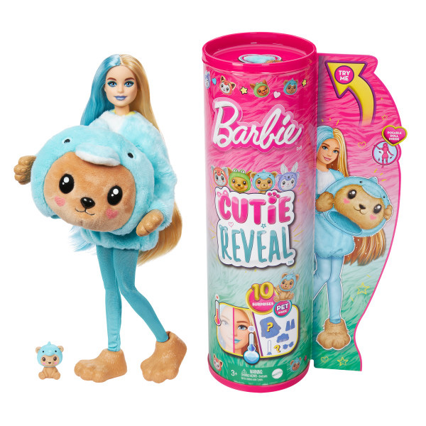 barbie cutie reveal osito delfin  ( mattel - hrk25)
