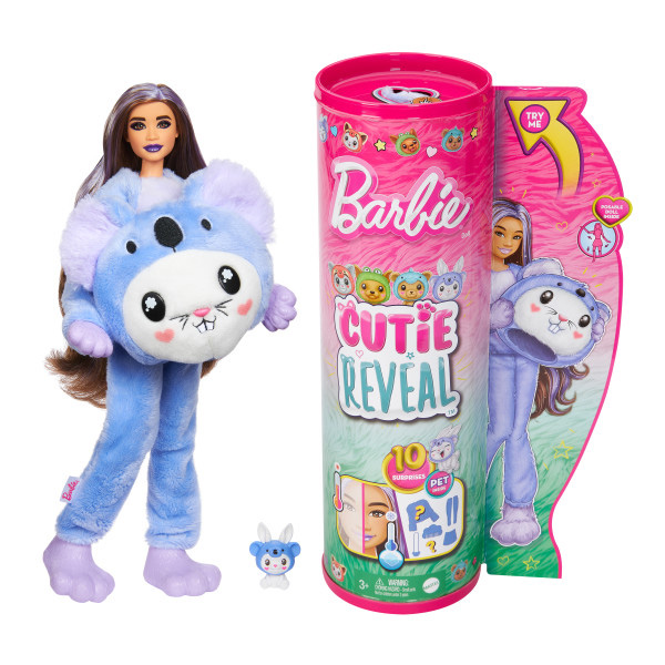 barbie cutie reveal conejo koala ( mattel - hrk26)