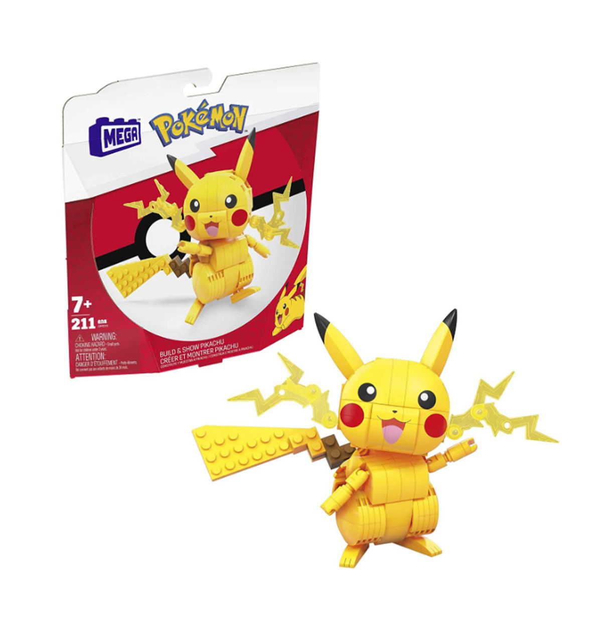 pokemon build & show pikachu ( mattel - gmd31)