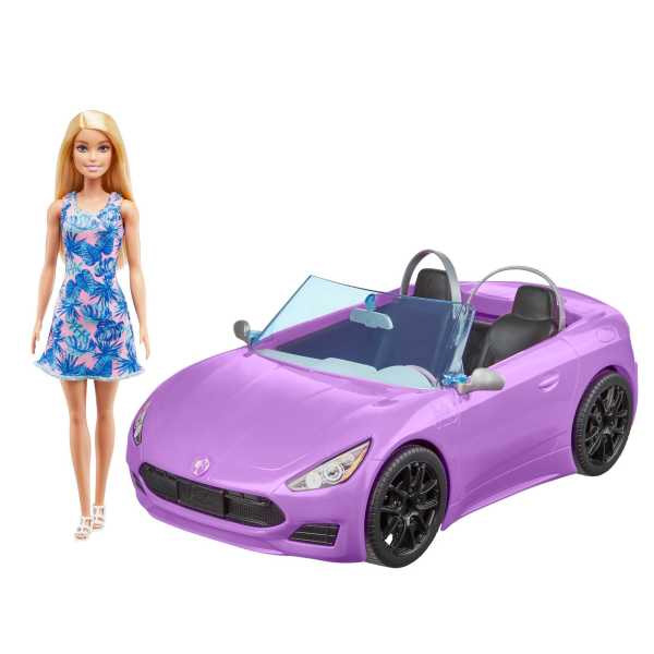 barbie y su descapotable  (mattel -hby29)