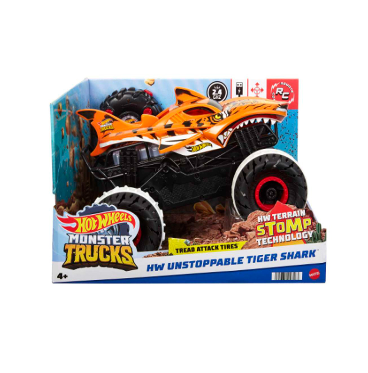 hot wheels monster trucks radio control ( mattel - hgv87)