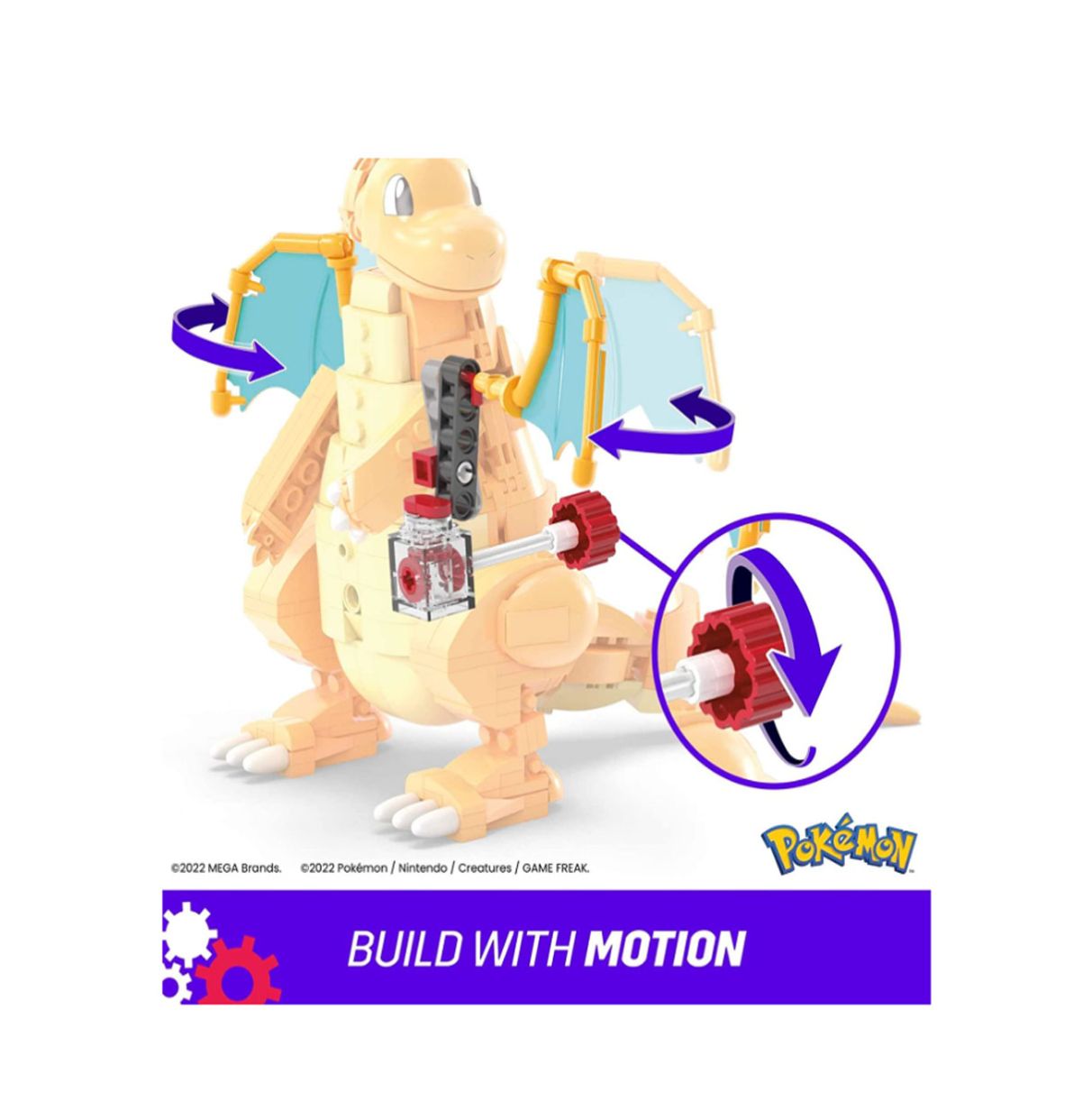 mega construx pokemon dragonite ( mattel - hkt25)