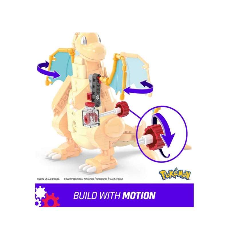 mega construx pokemon dragonite ( mattel - hkt25) mega construx pokemon dragonite ( mattel - hkt25)