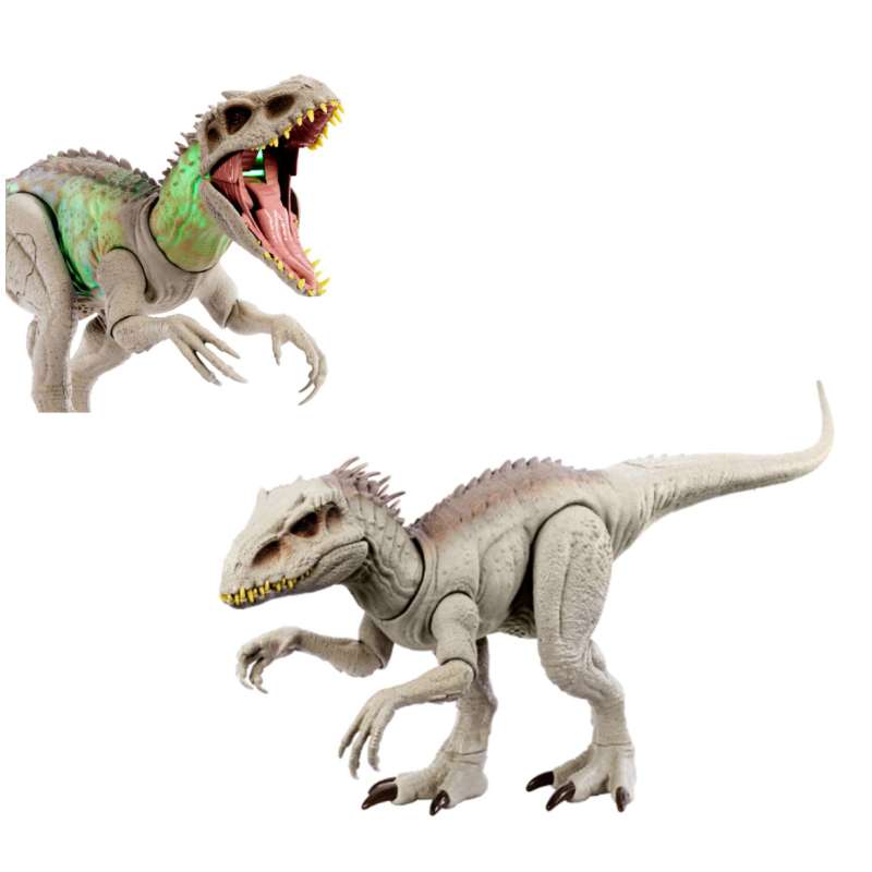 jurassic world indominus rex camufla (mattel - hnt63)