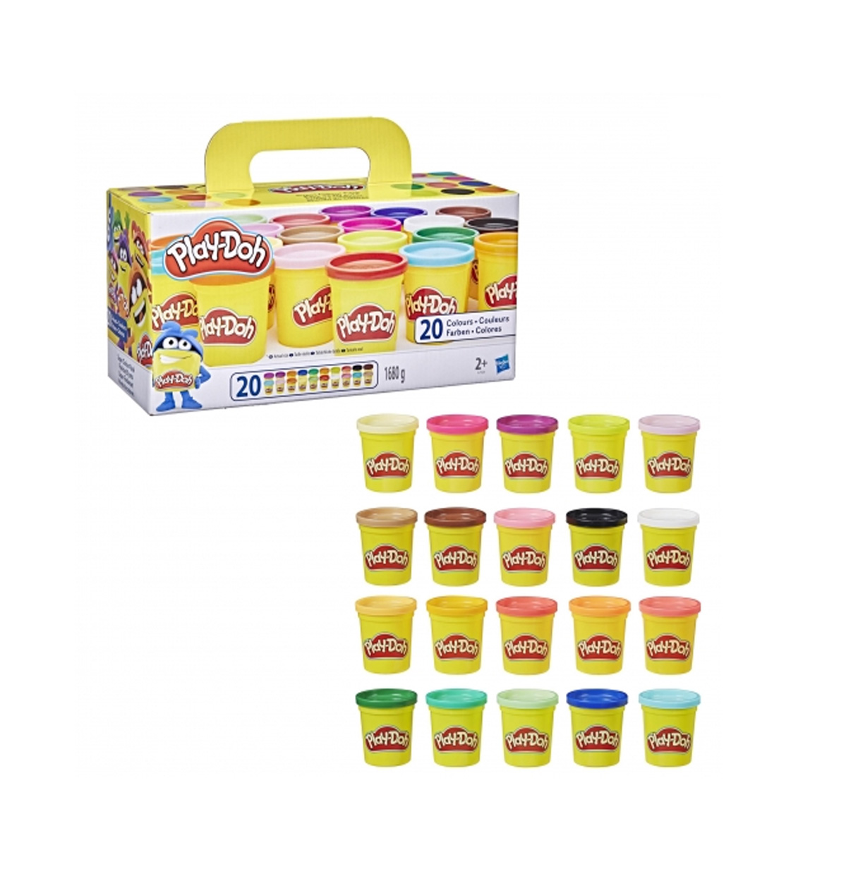 play-doh pack 20 botes ( hasbro - a7924euc )