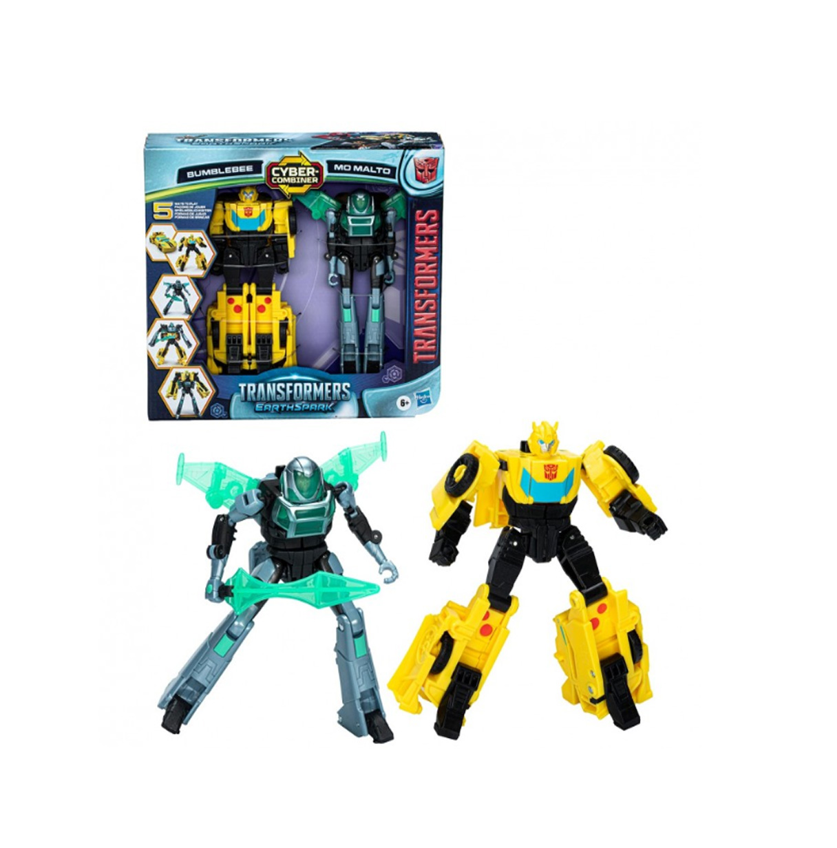 transformers earthspark cyber combiner ( hasbro - f84395l0 )