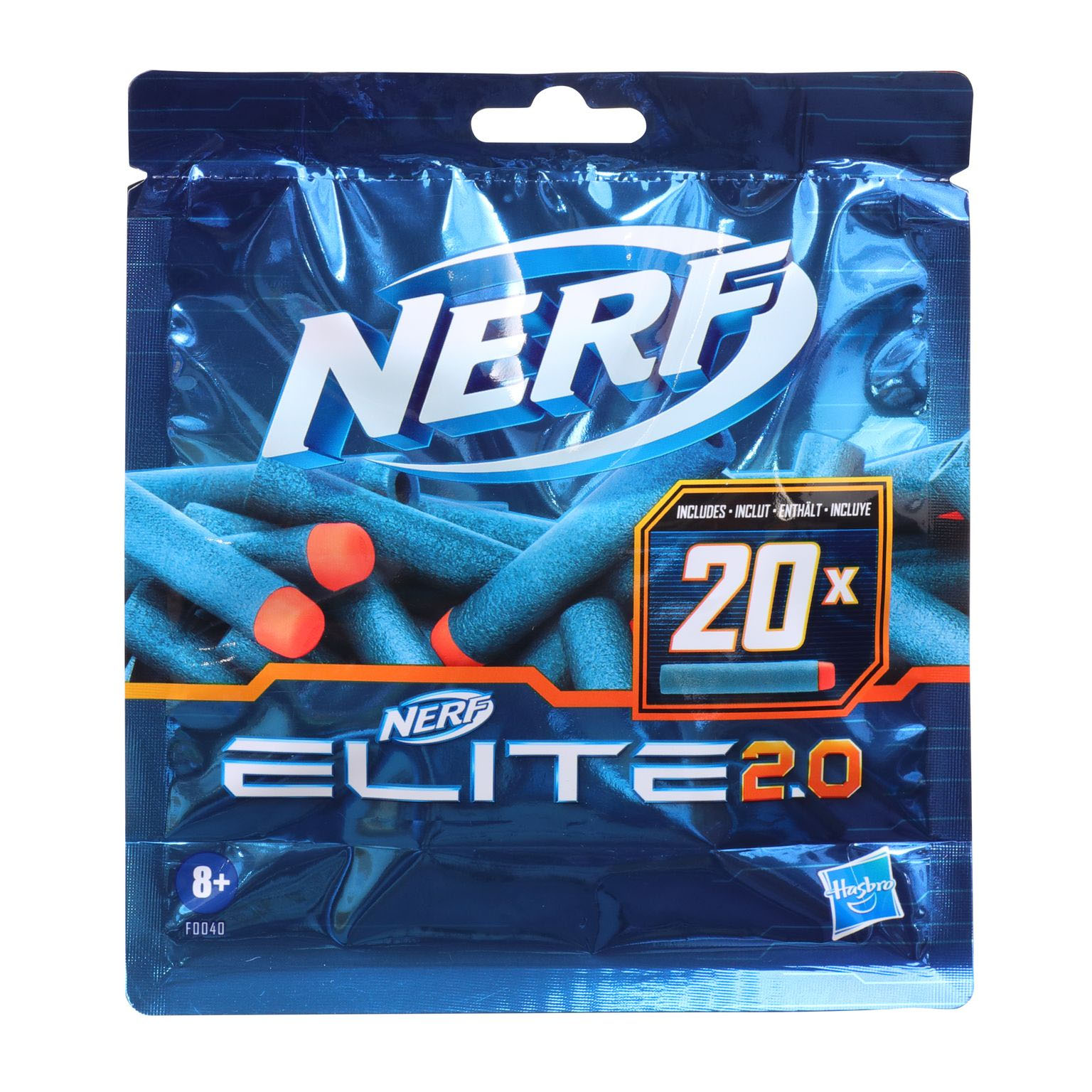 nerf elite 2.0 20 dardos  ( hasbro - f0040eu4 )